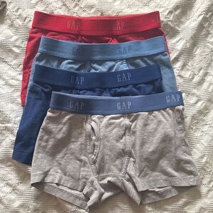 GAP Kids 4 pack  Boxer Briefs - Red, Blue, Gray